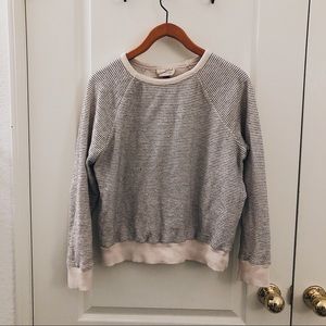 Comfy striped sweatshirt!